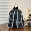 Cute Polka Dot Lop Ear Bunny Backpack 2026 Spring Summer Student Schoolbag Casual Daily Travel Shoulder Bag