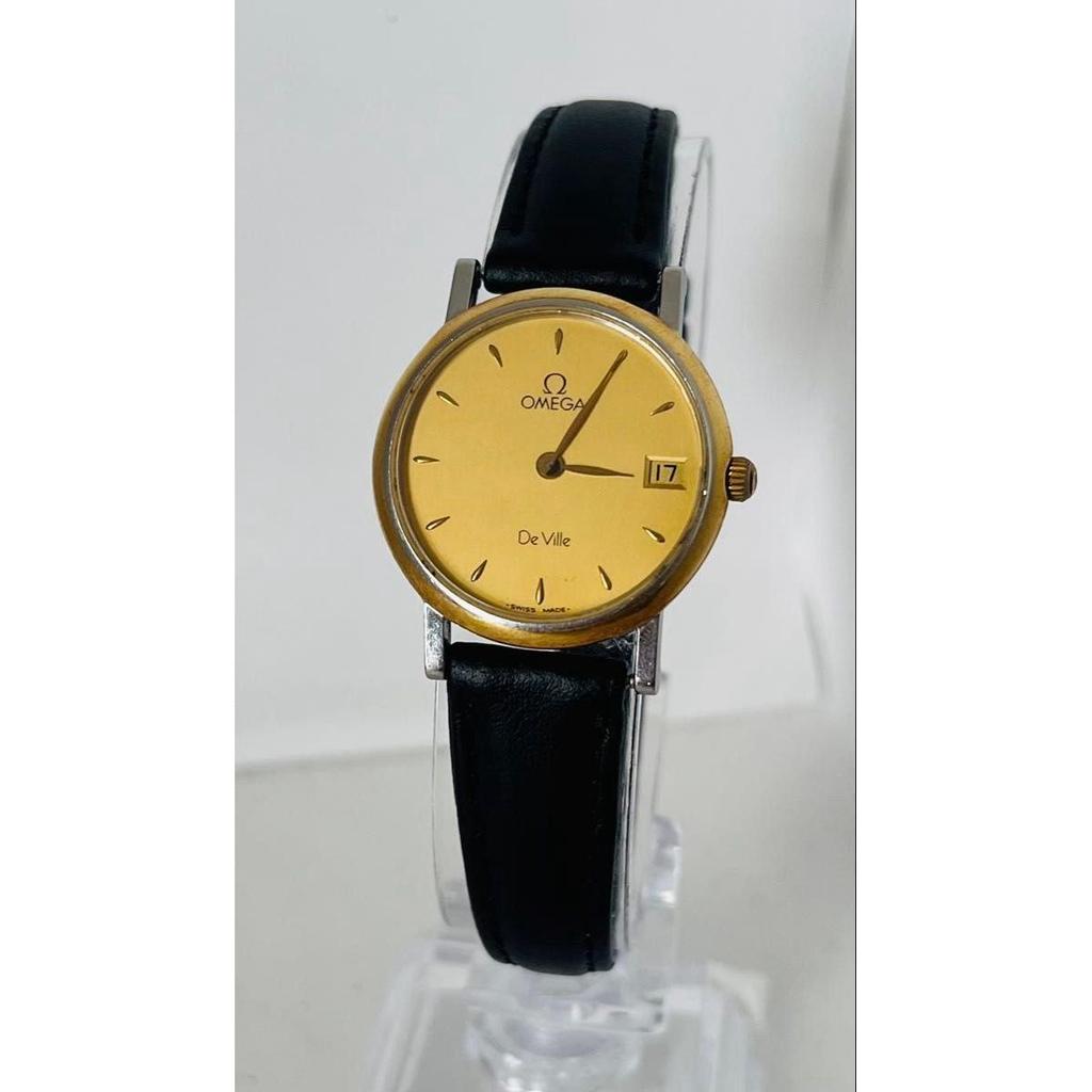 Used OMEGA Omega De Ville DE VILLE Quartz Operation OK WORKING Ladies WATCH Watch