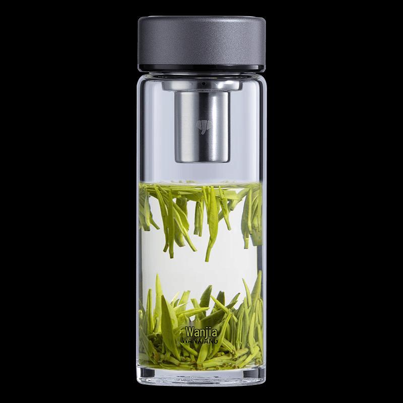 WANXIANG Single Layer Portable Glass Water Bottle