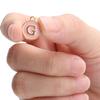 26pcs / Bag   English Letter Pendant Metal Round Pendant for Jewelry Making Craft