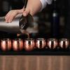 60Ml Mini Stainless Steel Moscow Mule Mug Cocktail Wine Cup Hammered Coppery Beer Mugs Coffee Mug Milk Cup Bar Cup Drinkware