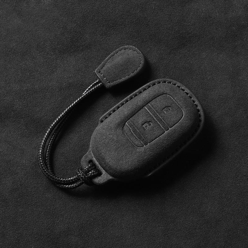 

For Honda 2026 2026 2026 Accord Civic HR-V CR-V Pilot Sport SI EX EX- 2 3 4 Button Leather Key Case Car Key Shell Fob Cover
