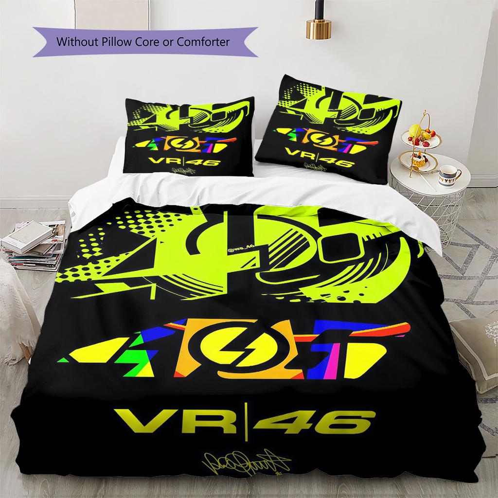 Rossi Oath Bedding Quilt Set Quilt Cover Pillowcase Home Decoration Birthday Gift (1 * Duvet Cover + 2 * Pillowcase, Without Core)