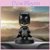 Boneco de Painel Batman Balançando a Cabeça Um Acessório Divertido para Carro Movido a Energia Solar