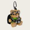 Camera Bear Bag Hanging Jewelry Plush Doll Doll Bear Pendant Couple Keychain Creative Gift