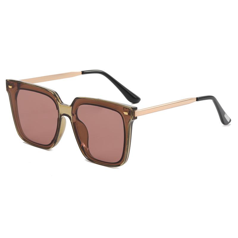 Gm Sunglasses Women'S Tide High Sense Ins Large Square Round Face Thin Polarized Sunglasses Men'S Driving Glasses
