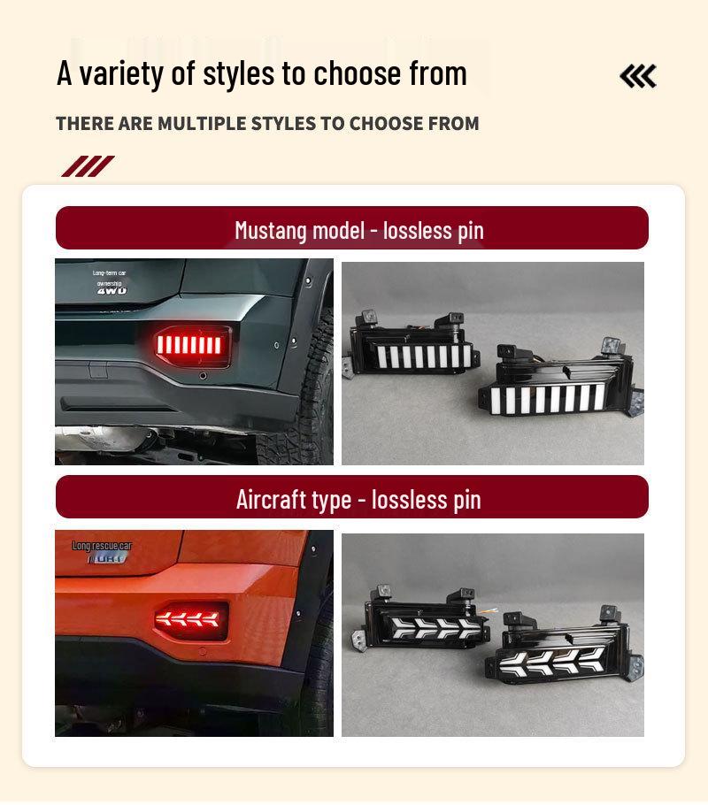 23-26 Haval Big Dog Plus LED Rear Bumper and Fog Light Kit