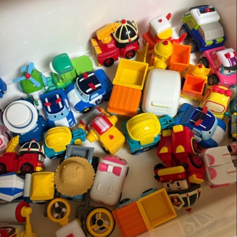 [Robocar Poli] Diecast Mini-Auto Poli/Roy/Amber/Helly/Tracky/Trino/Lifty/Schule B Koreanische Puppen und Spielzeug