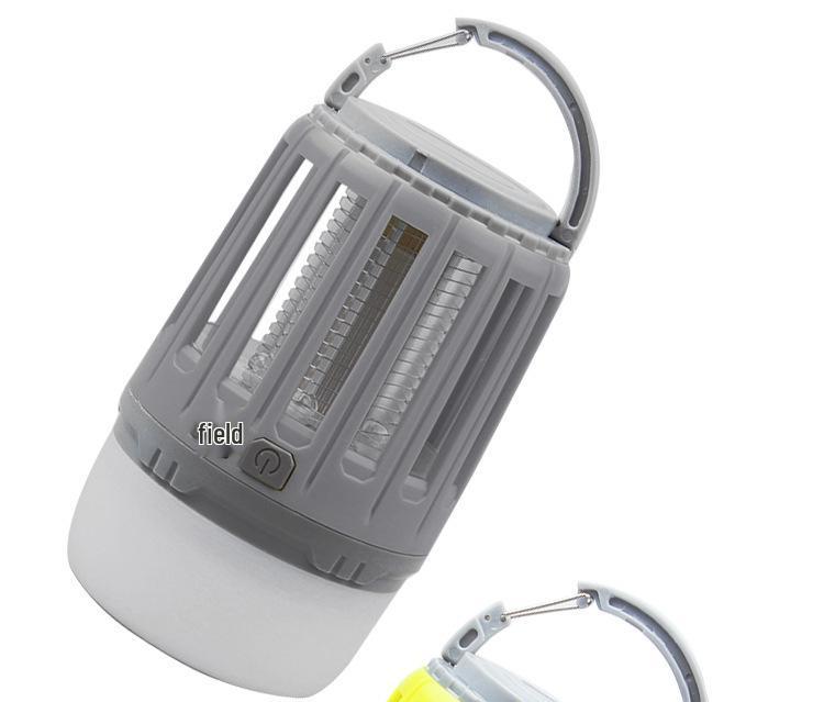 Solar-Powered LED Camping & Indoor Electric Mosquito Repellent Lamp with USB Charging