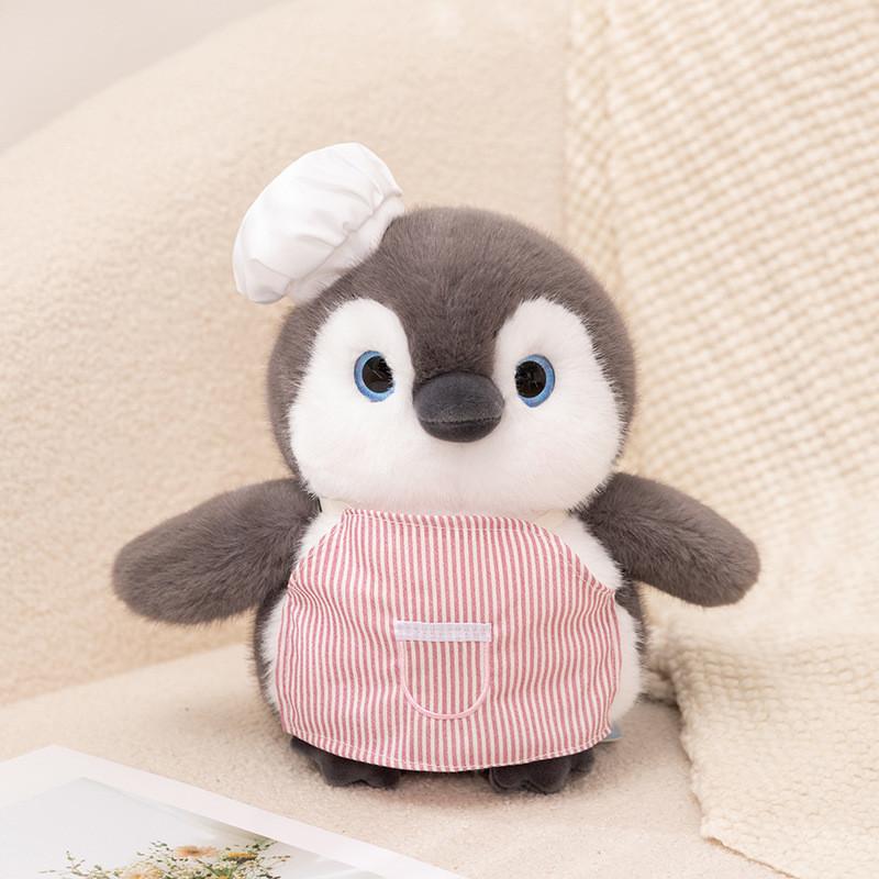Penguin Plush Toy With Bowtie For Kids Cute Animal Stuffed Doll Gift For Children
