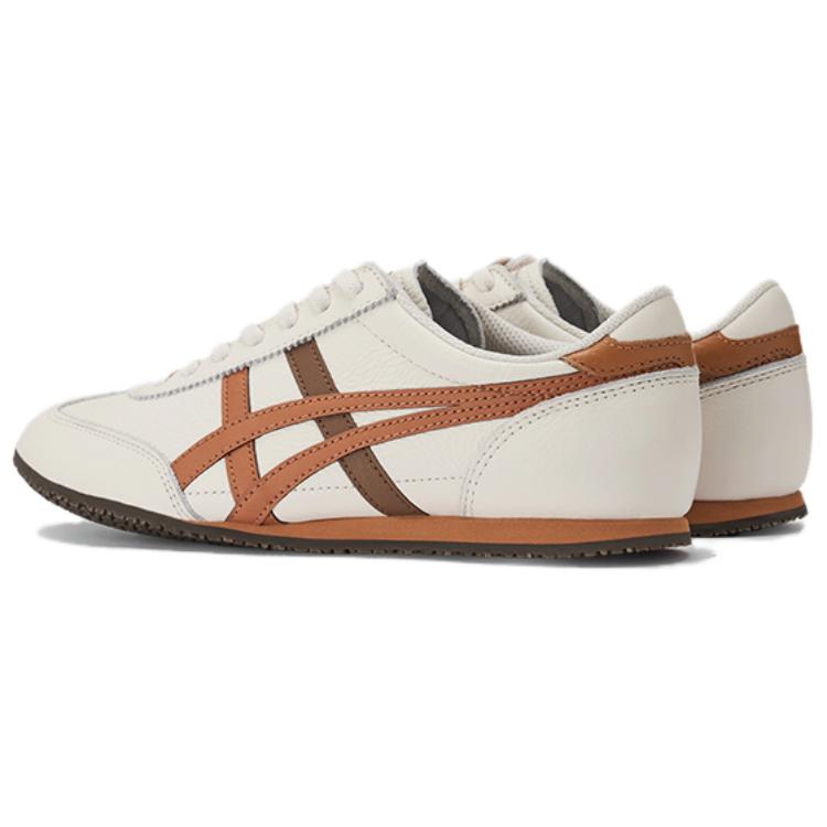ONITSUKA TIGER Machu Racer Fashion Versatile Slip Resistant Durable Low Top Casual Shoes Unisex Sneaker White Orange 1183B770-109