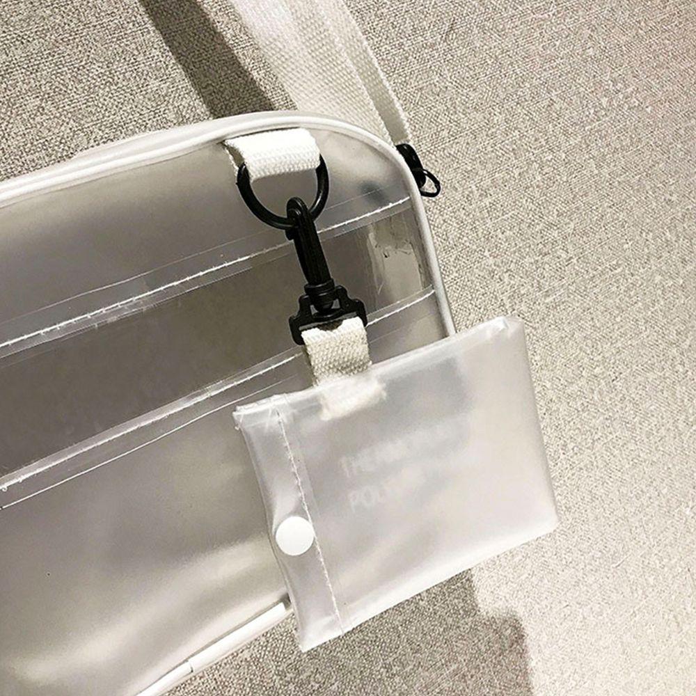 Holder All-match Handbag Crossbody Bag Women Shoulder Backpack Korean Style Bag Transparent Bags