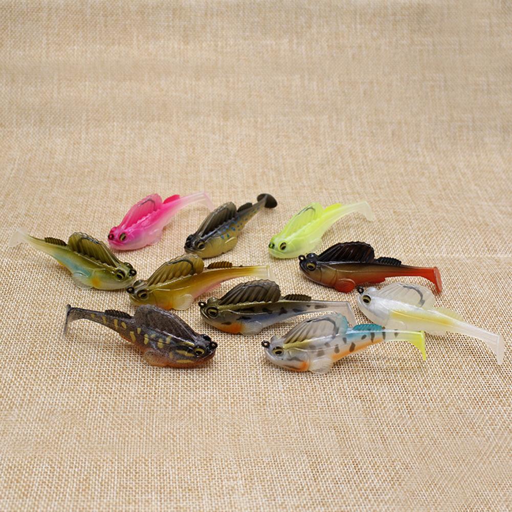 Bass Fishing Lures Bluegill Swimbait Fin Guarded Háček