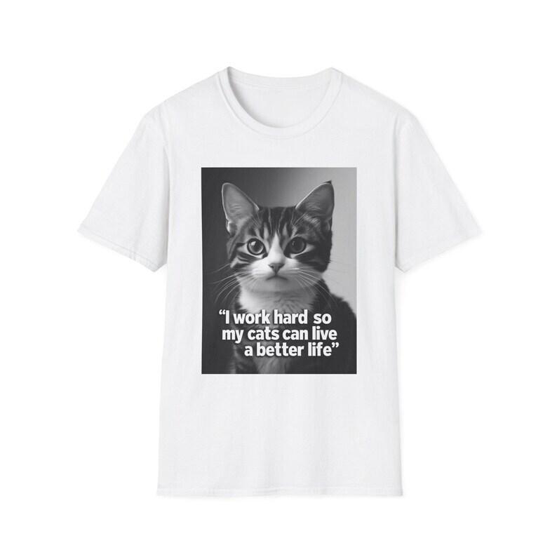 Cat Lover T-Shirt  Fun Gift for Cat Owners Unisex T-Shirt XXL