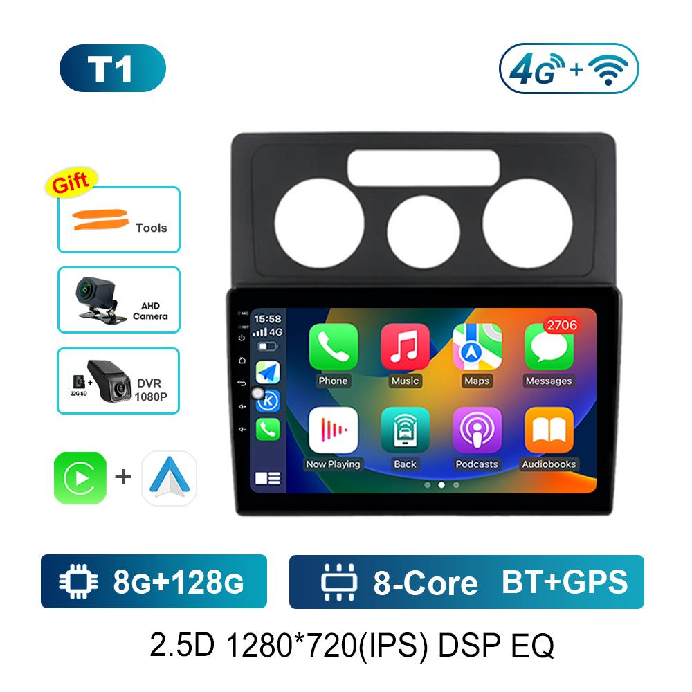 Video Multimedia Player Android Car GPS Navi 10 '' for VW Volkswagen Caddy 2K 3 2004 - 2010 Carplay WiFi Touch Screen Bluetooth