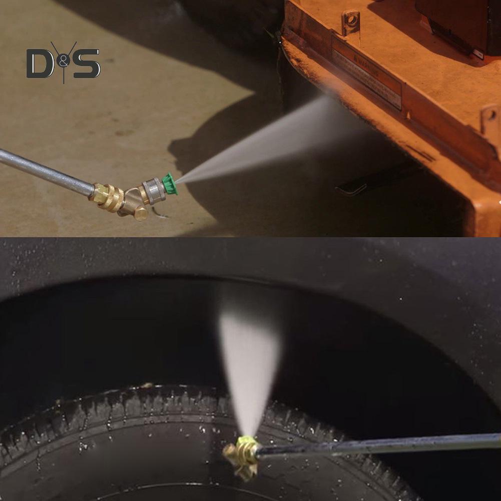DYS Auto Shop 9 stk Quick Connect Fitting Spraydysespisser 1/4 tommer for Karcher K Series vaskemaskin