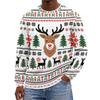 Men's Christmas Neck Pullover Sweatshirt