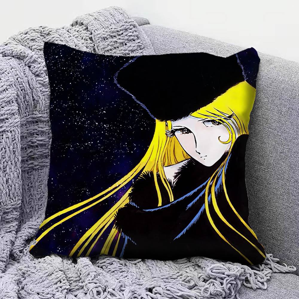 Anime Galaxy Express 999 Maetel Home Sofa Cushion Covers and Aecorative Custom Pillow Covers