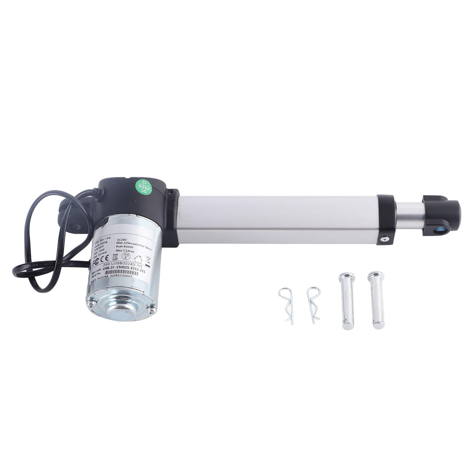 

DC 24V 150mm Stroke Linear Actuator Maximum Load 4000N Heavy Duty Weather Resistant for Electric