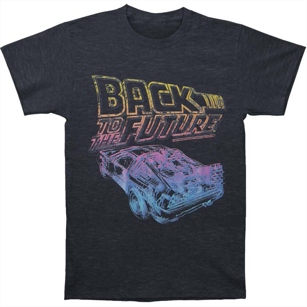 

Back The Future Now You See It Heather Navy Unisex T-shirt