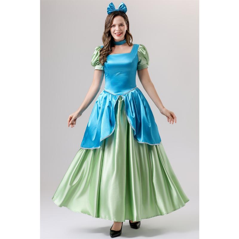 Halloween New Cinderella Sister Princess Dress Children Adult Masquerade Drama Costume