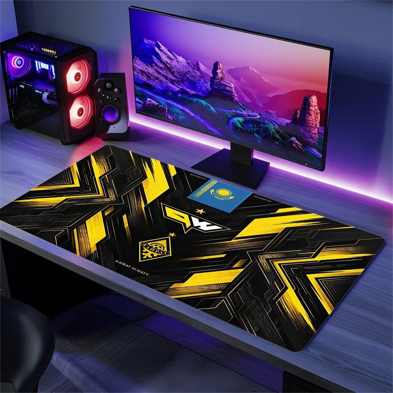 Kairat Almaty Color Mouse Pad Large Gaming Table Cushion Non-slip Laptop Tablet Big Mousepad XXL Mat Mini PC Playmat With Lock edge