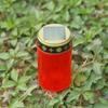 Solar Cemetery Lamp Outdoor Electronic LED Candle Light Flameless Solar Decorative Tea Light Cemetery Ritual Garden Lawn Lamp