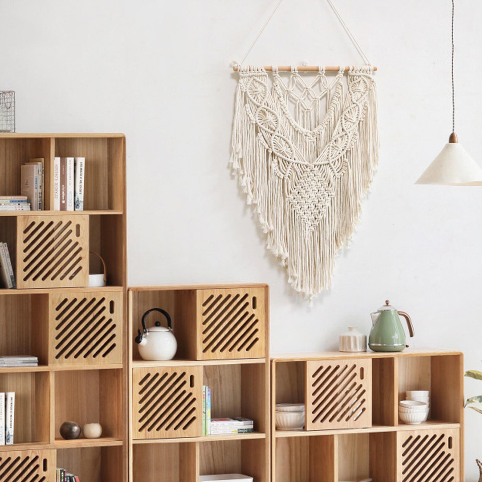 

Богемське Ручне Плетіння Гобелен Макраме Настінний Декор Бохо Китиці Гобелен Сучасне Плетене Макраме Настінне Домашнє Оздоблення CHINA