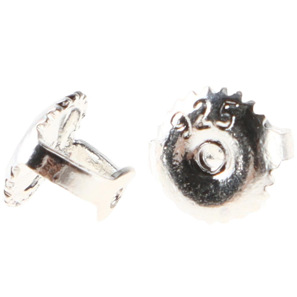 Earring Backs Screw On Earring Back Sliver Earring Backs for Studs Hypoallergenic