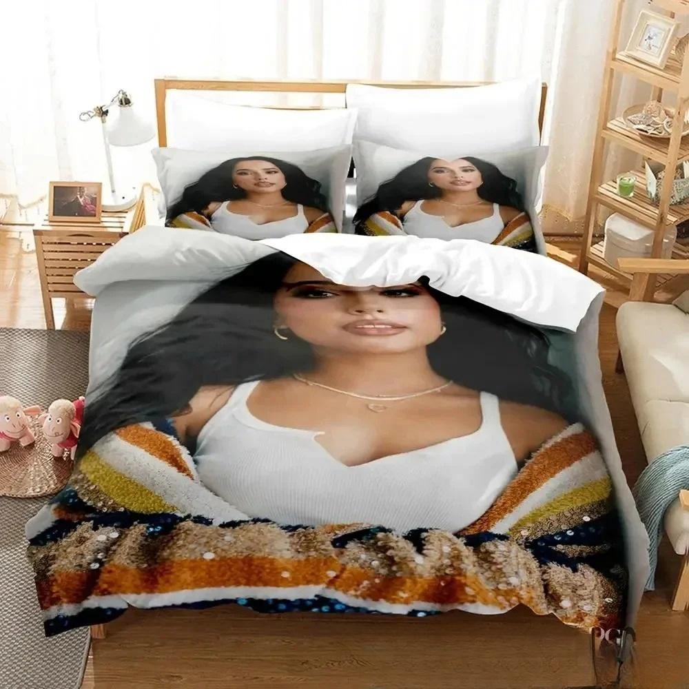 

Fashion 3D Print Singer B-Becky G Bedding Set Boys Girl Twin Queen King Size Duvet Cover Pillowcase Bed Boys Adult Home Textiles EU Single(135*200cm)3pcs