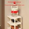 A Multi-layer Plastic Shoe Rack with Large Storage Capacity, Designed for Use In Homes and Dormitories