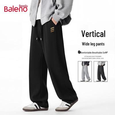 Baleno Herren Freizeithose aus Strick mit weitem Bein