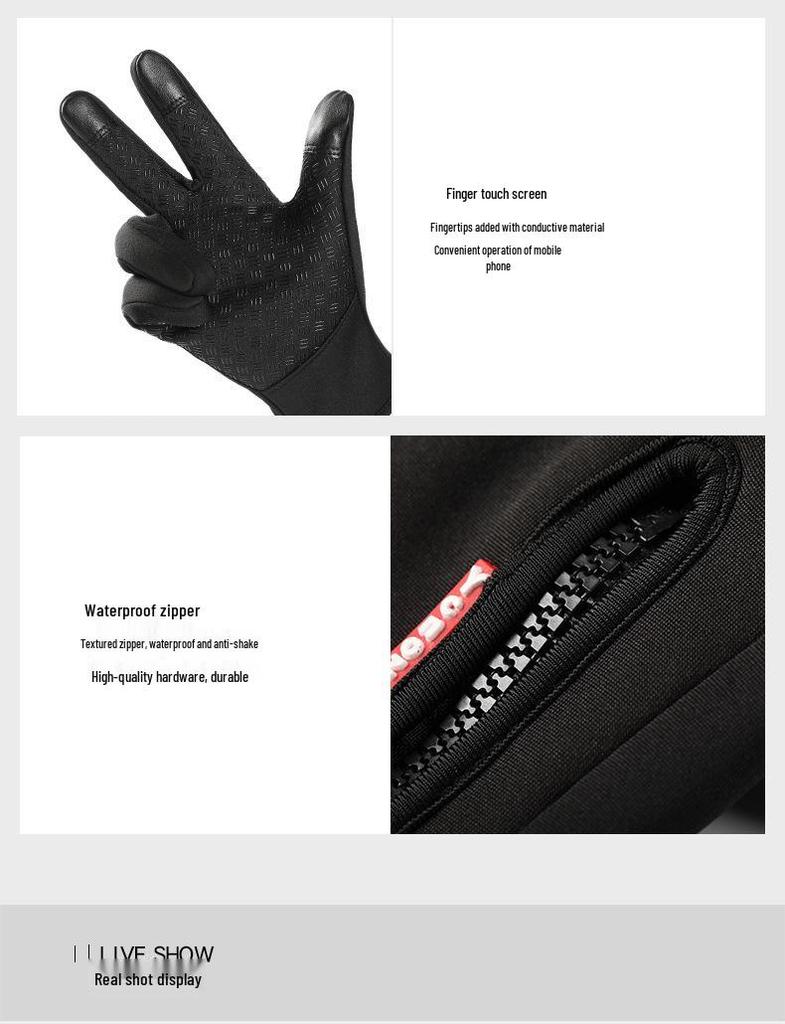 Winter Touchscreen Gloves for Cycling, Motorcycling, Skiing, and Outdoor Sports