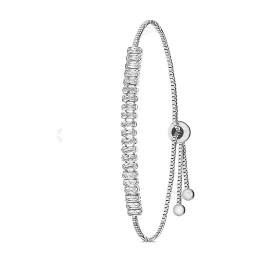 

Zirkon Taşlı Ayarlanabilir Kadın Baget Su Yolu Bileklik