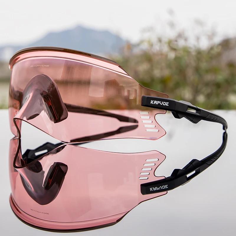 2026 Kapvoe Sport Sunglasses Road Bike Mountain Bicycle Cycl Glasses Riding Goggle Sports Eyewear for Man Women Cycling Glasses