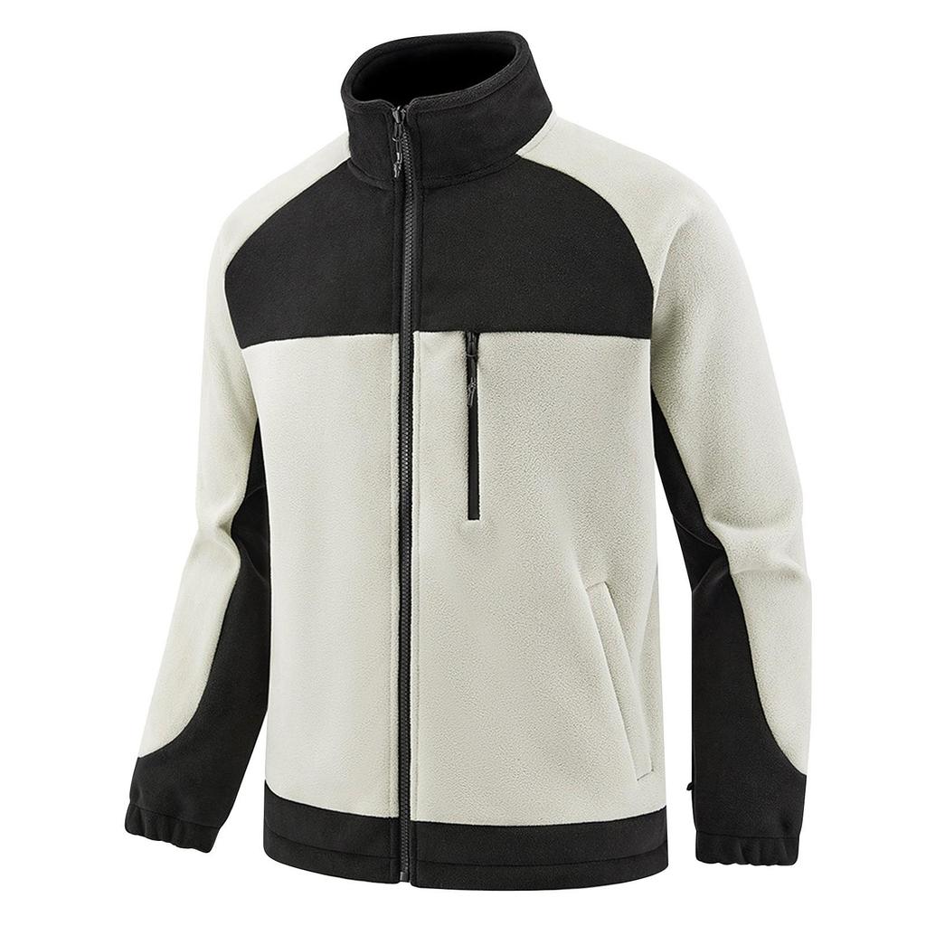 Men's Winter Outdoor Sports Cardigan Sweater Fleece Warm Jacket
