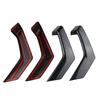Car Inner Door Handle Panel Sticker for Volkswagen VW T-ROC 2017-2026 4PCS/Set Armrest Handrail Frame Decorative Accessory