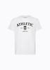 LIMELIGHT APPAREL Athlete Standard Fit Athletic Logo T-Shirt (White/Black)