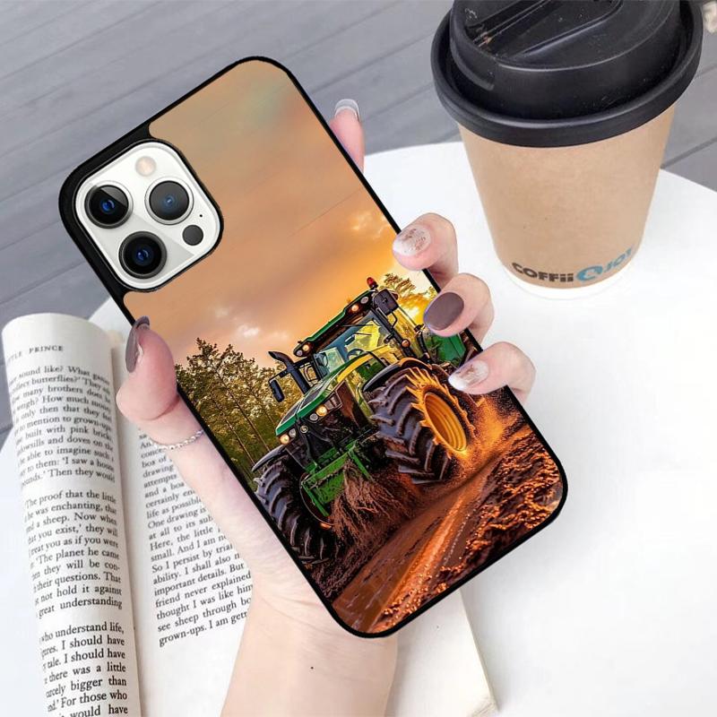 Farm Tractor Mobile Phone Cases Cover For iPhone 17 Air 16 15 14 12 13 11 Pro MAX Apple Plus Coque