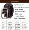 Men's Genuine Leather Pin Buckle Retro Belt - Casual Cowhide Style