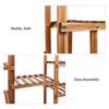 Heavy Duty Wooden Plant Stand Flower Pots Shelf Indoor Outdoor Display Rack