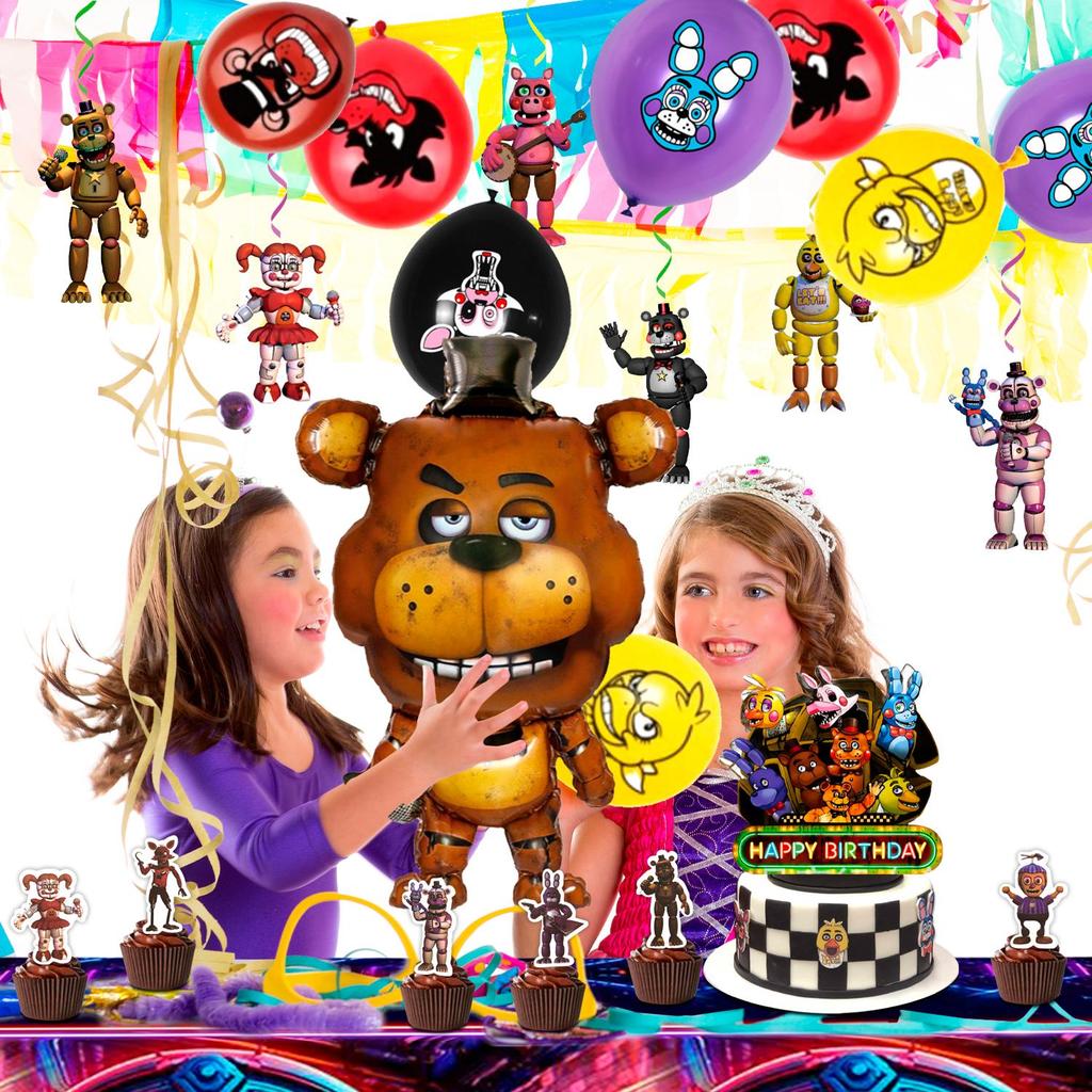 Bear theme birthday decorations, balloon banner birthday party decoration sets and more