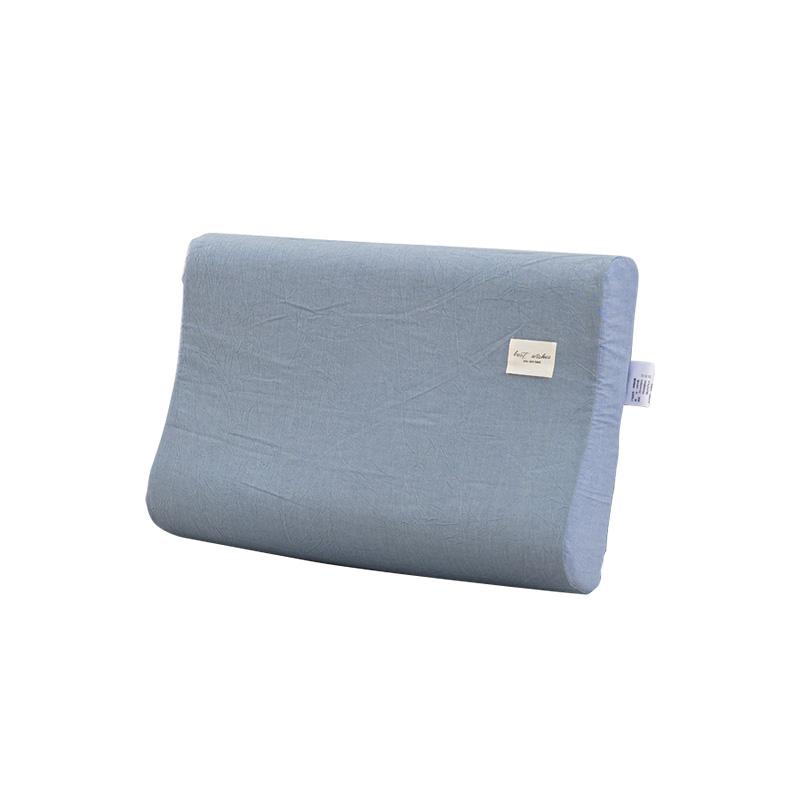 1PC Water Washed Cotton Soft 30x50cm Memory Rubber Pillow Latex Pillowcase Home Supplies Pillow Case Thick Pillow Cover
