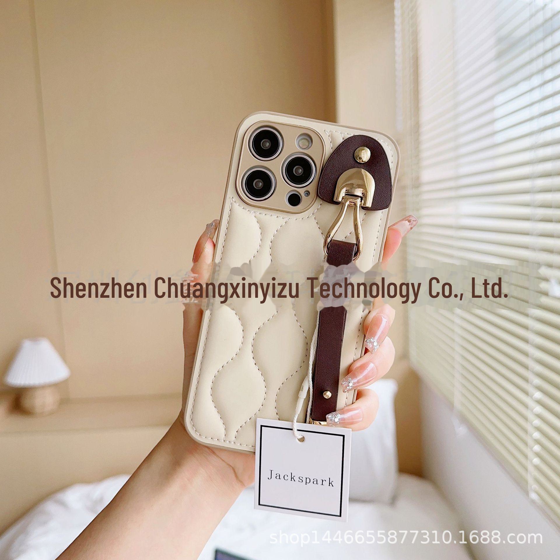 

Кожаный чехол-браслет для iPhone 15 Pro Max для Apple 13, 11, 14 Pro, XS - высококачественная кофейная кожа, женский дизайн. 15 коричневый