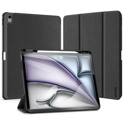 DUX DUCIS Domo Serie für iPad Air 13 (2025)/(2024) Hülle Dreifach-Ständer Leder Smart Tablet-Hülle mit Stifthalter