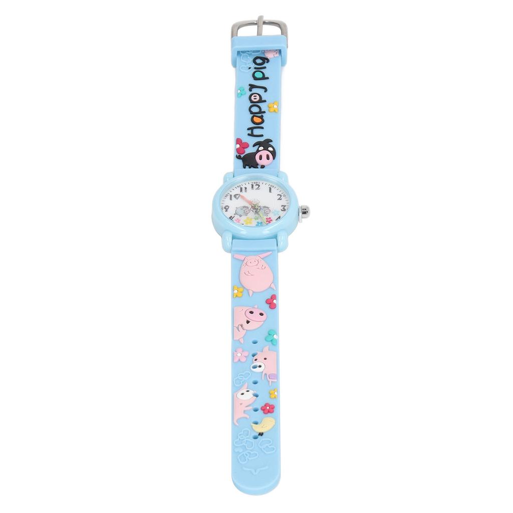 3D Cartoon Watch Toys Clear Scale Cute Decoration Waterproof Kids Watch for 3 To 8 Years Old Boy Home School