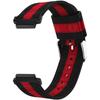 Nylon Strap for Garmin Forerunner 235 735 230 220 630 620 Stripe Stitching Color Watch Band for Approach S20 S6 Wriststrap Bracelet Metal Connectors