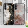 Colored Marble Pattern Phone Case for Samsung S25 S24 S22 S20 S23 Plus Ultra S21 S23 FE 5G Shockproof Soft Silicone Cover Fundas