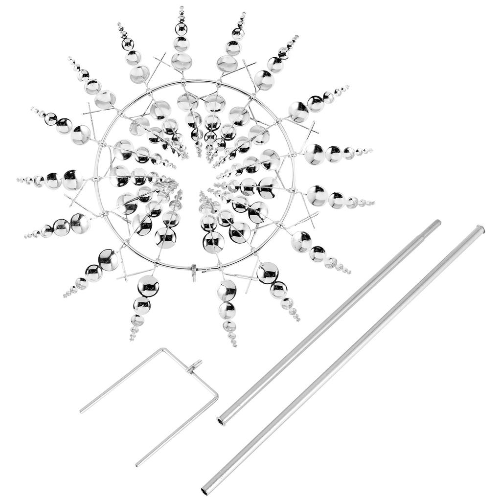 A20F-Unique And Magical Metal Windmill Outdoor Wind Spinners Wind Catchers Windmill Yard Patio Lawn Garden Decoration