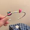 New Cartoon Cute Drop Glazed Bracelet Women Cats Simple Niche Temperament Fashionable Trend High-End Feeling Personalized Design